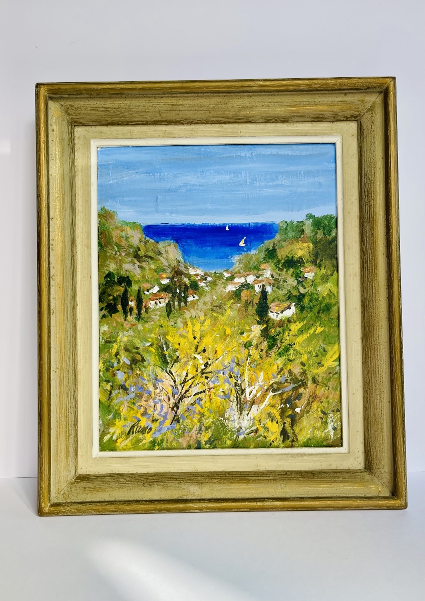 Painting On Canvas Signed By Russo